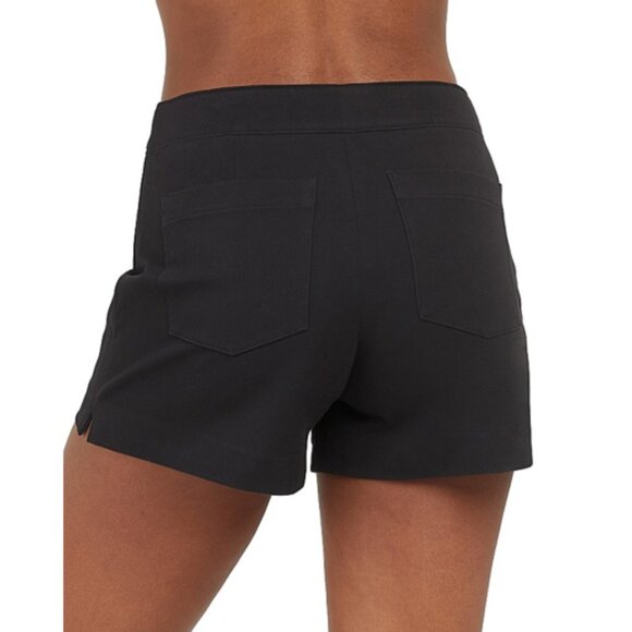 Spanx Polished Stretch Cotton Shorts - S - Picture 3 of 8